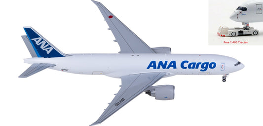 1:400 JC Wings XX40084C ANA Cargo Boeing 777-200LRF JA772F Aircraft Model+Free Tractor