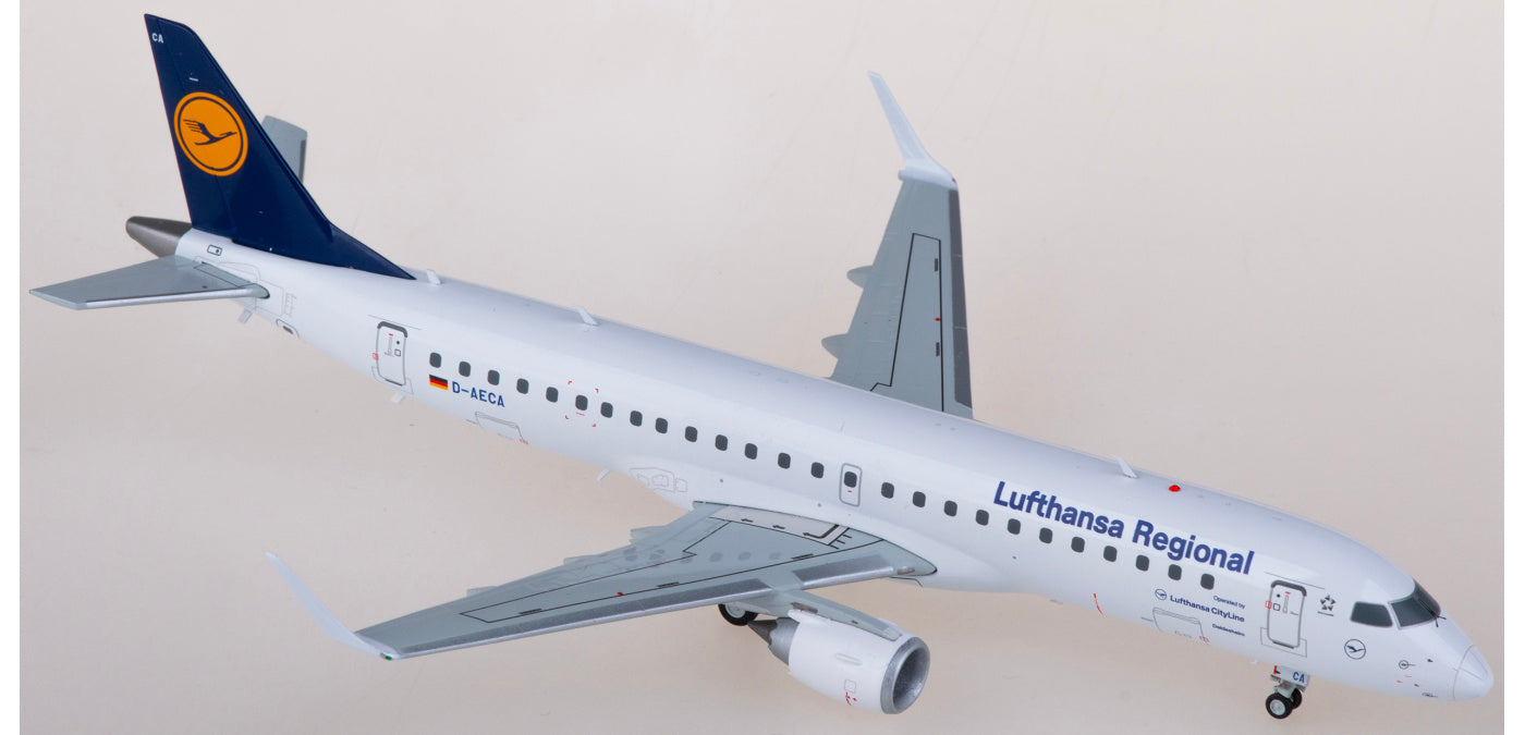1:200 JC Wings XX20355 Lufthansa Embraer ERJ-190LR D-AECA Aircraft Model