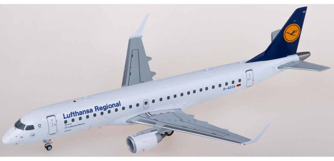 1:200 JC Wings XX20355 Lufthansa Embraer ERJ-190LR D-AECA Aircraft Model