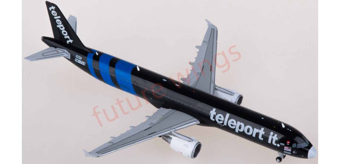 1:400 JC Wings XX40193 AirAsia Airbus A321P2F 9M-TLA Aircraft Model+Free Tractor