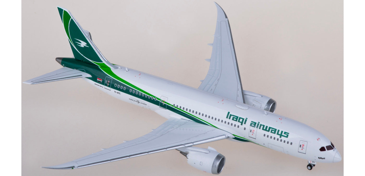 1:400 JC Wings LH4356 Iraqi Airways Boeing 787-8 Dreamliner YI-ATC Aircraft Model+Free Tractor