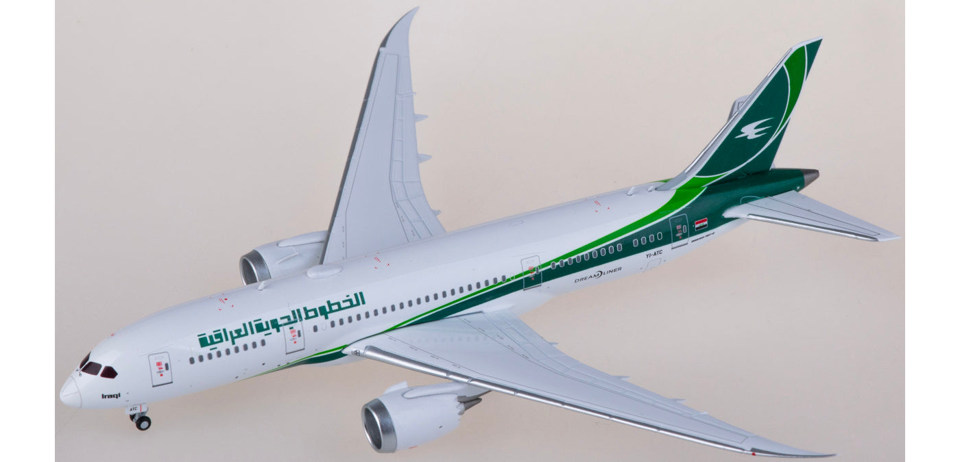 1:400 JC Wings LH4356 Iraqi Airways Boeing 787-8 Dreamliner YI-ATC Aircraft Model+Free Tractor
