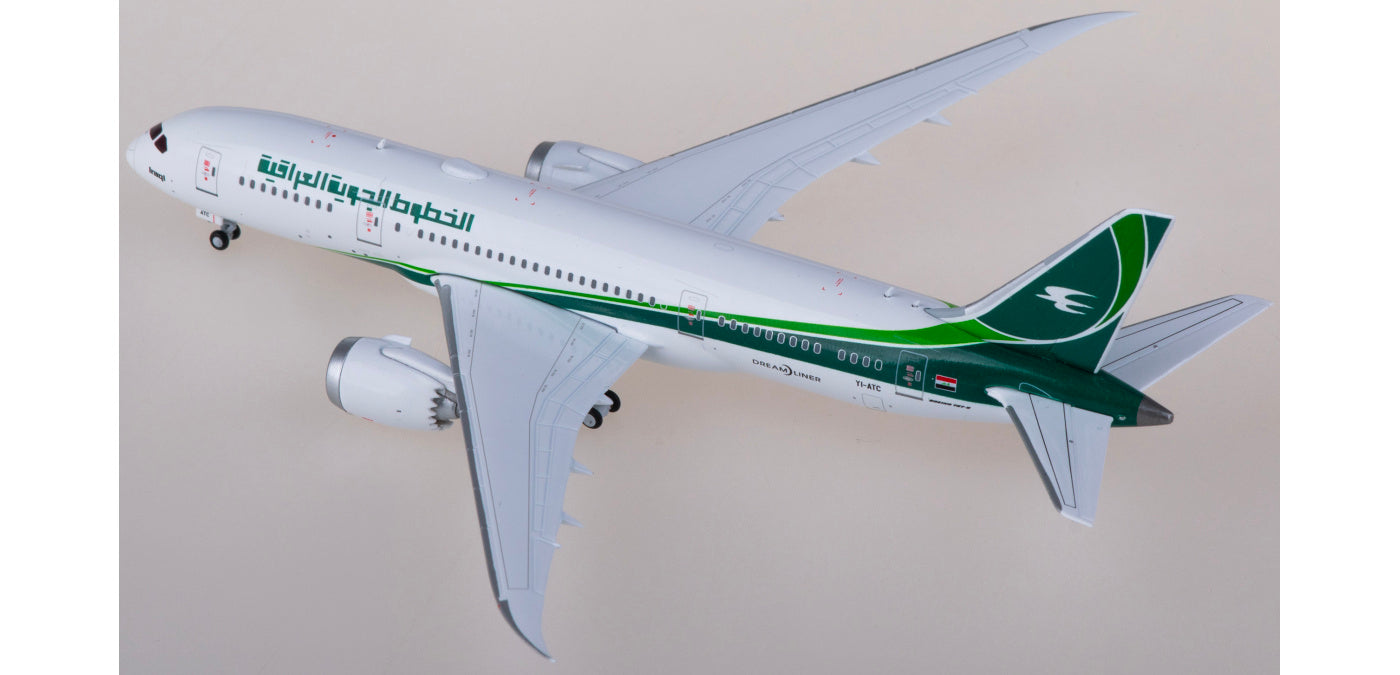 1:400 JC Wings LH4356 Iraqi Airways Boeing 787-8 Dreamliner YI-ATC Aircraft Model+Free Tractor