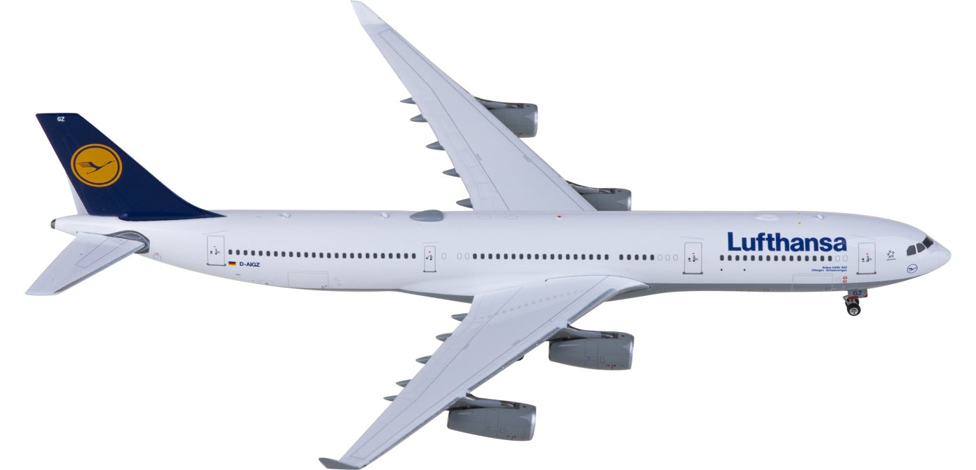 1:400 Phoenix PH04579 Lufthansa Airbus A340-300 D-AIGZ Aircraft Model+Free Tractor