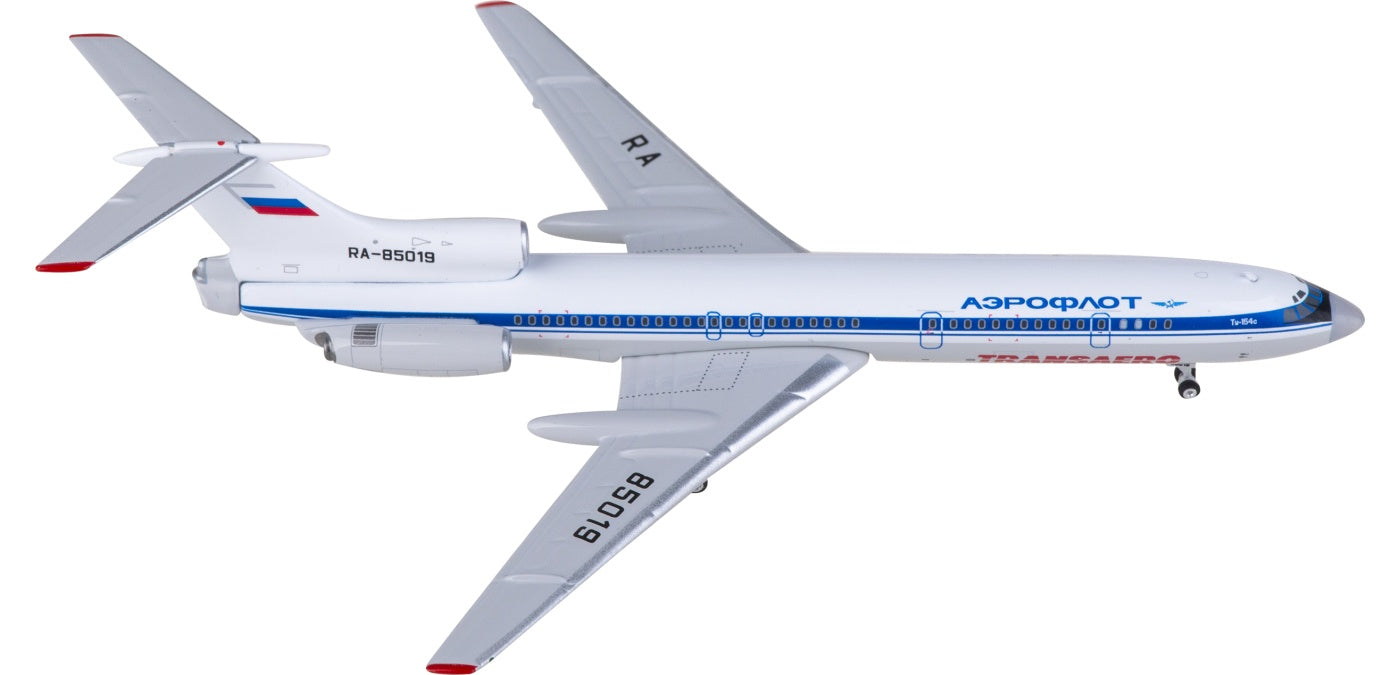 1:400 Phoenix PH11877 Aeroflot Tupolev TU-154S RA-85019 Aircraft Model+Free Tractor