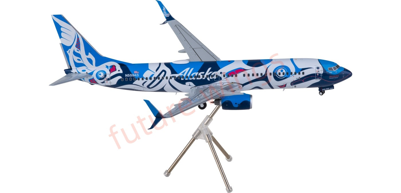 1:200 Geminijets G2ASA1246 Alaska Airlines Boeing 737-800S N559AS Diecast Aircraft Model