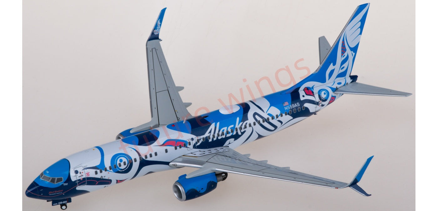 1:200 Geminijets G2ASA1246 Alaska Airlines Boeing 737-800S N559AS Diecast Aircraft Model