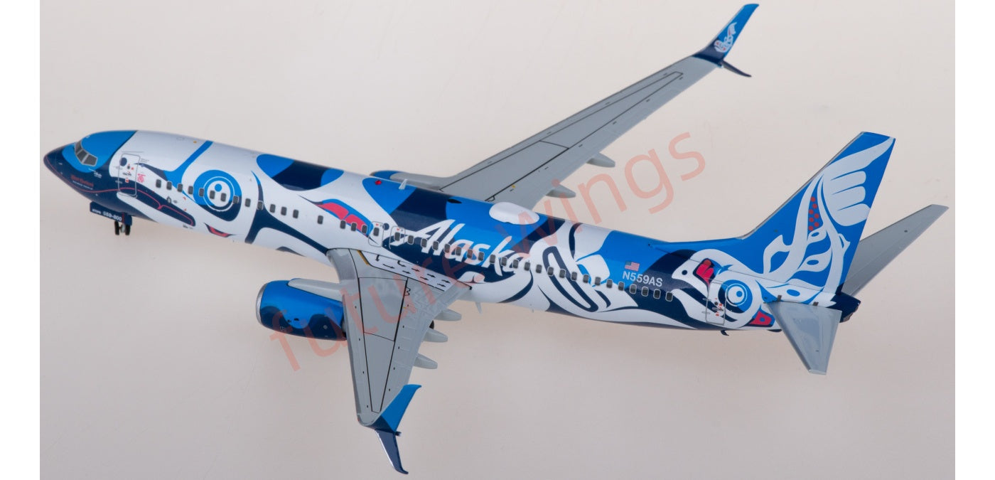 1:200 Geminijets G2ASA1246 Alaska Airlines Boeing 737-800S N559AS Diecast Aircraft Model