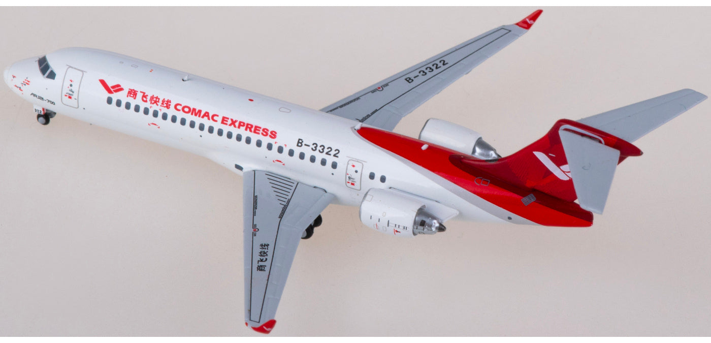 1:400 NG Models NG21029 COMAC Express Comac ARJ21-700 B-3322 Aircraft Model+Free Tractor
