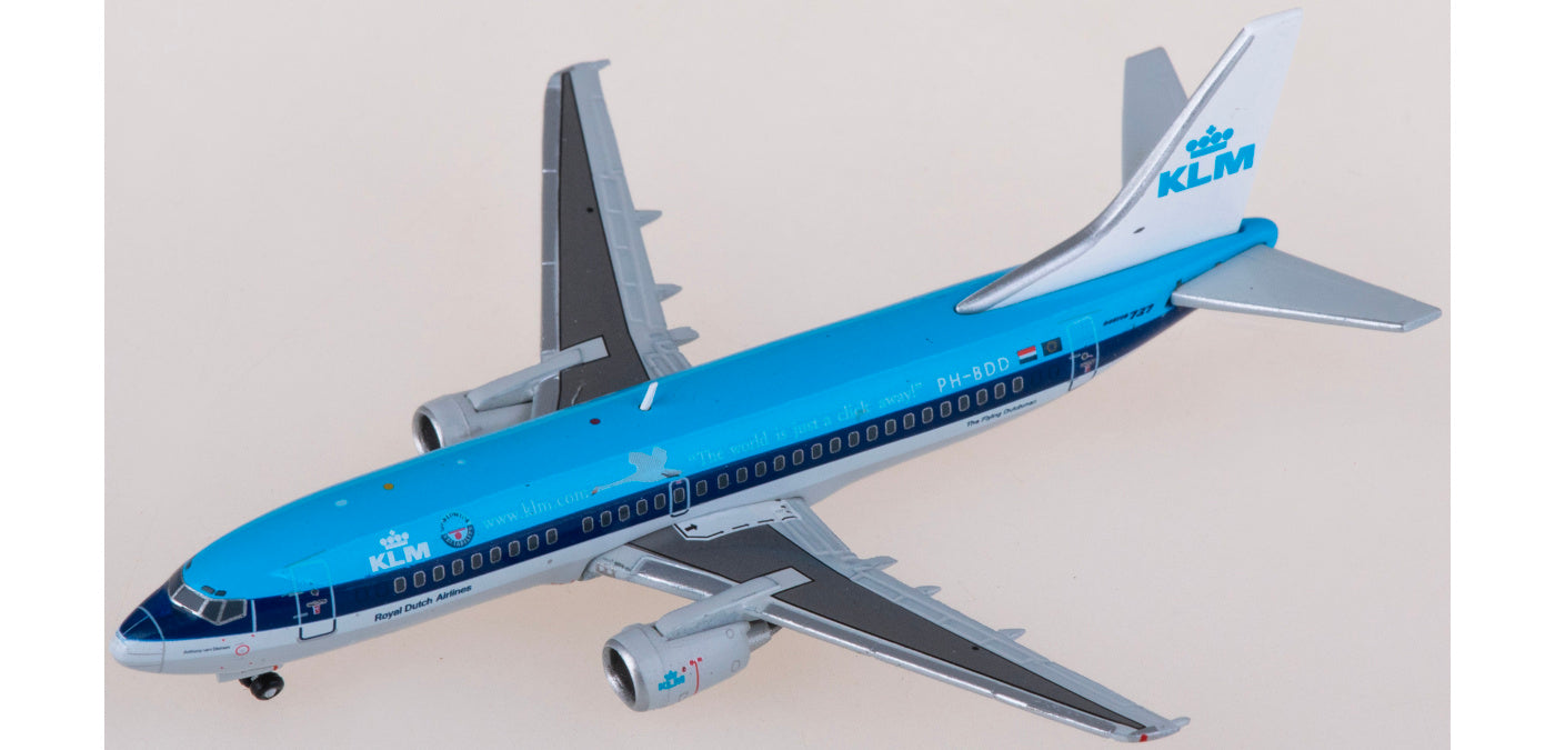 1:400 JC Wings XX4996 KLM Boeing 737-300 PH-BDD Aircraft Model+Free Tractor