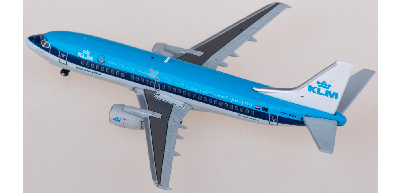 1:400 JC Wings XX4996 KLM Boeing 737-300 PH-BDD Aircraft Model+Free Tractor