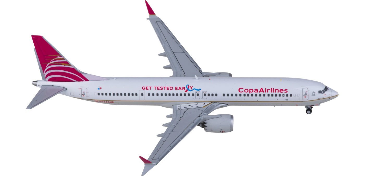 1:400 JC Wings LH4374 Copa Airlines Boeing 737 MAX 9 HP-9926CMP Aircraft Model+Free Tractor