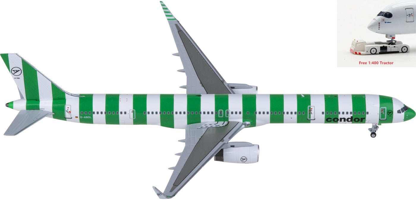 1:400 NG Models NG45005 Condor Boeing 757-300 D-ABOL Aircraft Model+Free Tractor
