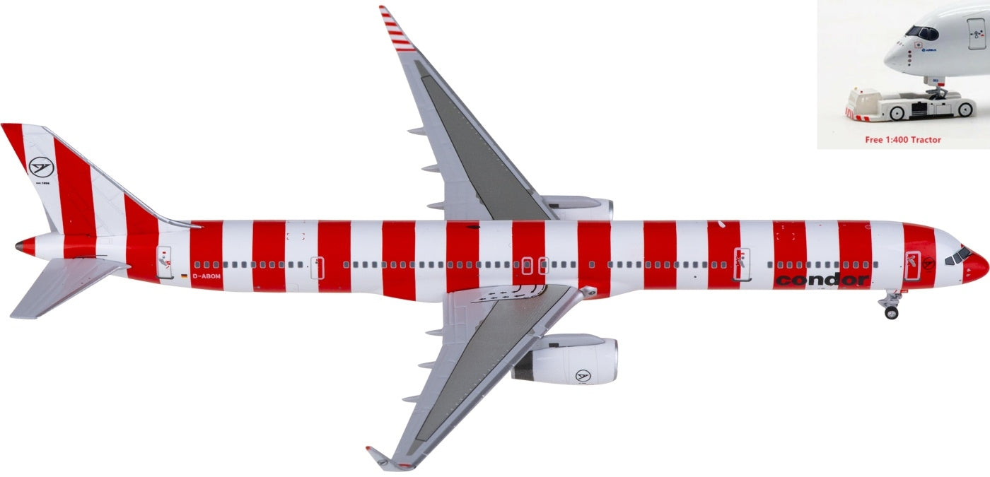 1:400 NG Models NG45006 Condor Boeing 757-300 D-ABOM Aircraft Model+Free Tractor
