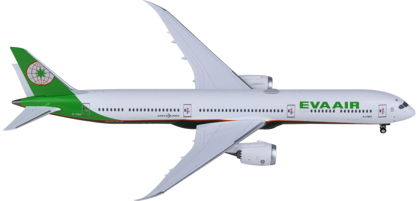 1:400 NG Models NG56021 EVA Air Boeing 787-10 Dreamliner B-17813 Aircraft Model+Free Tractor