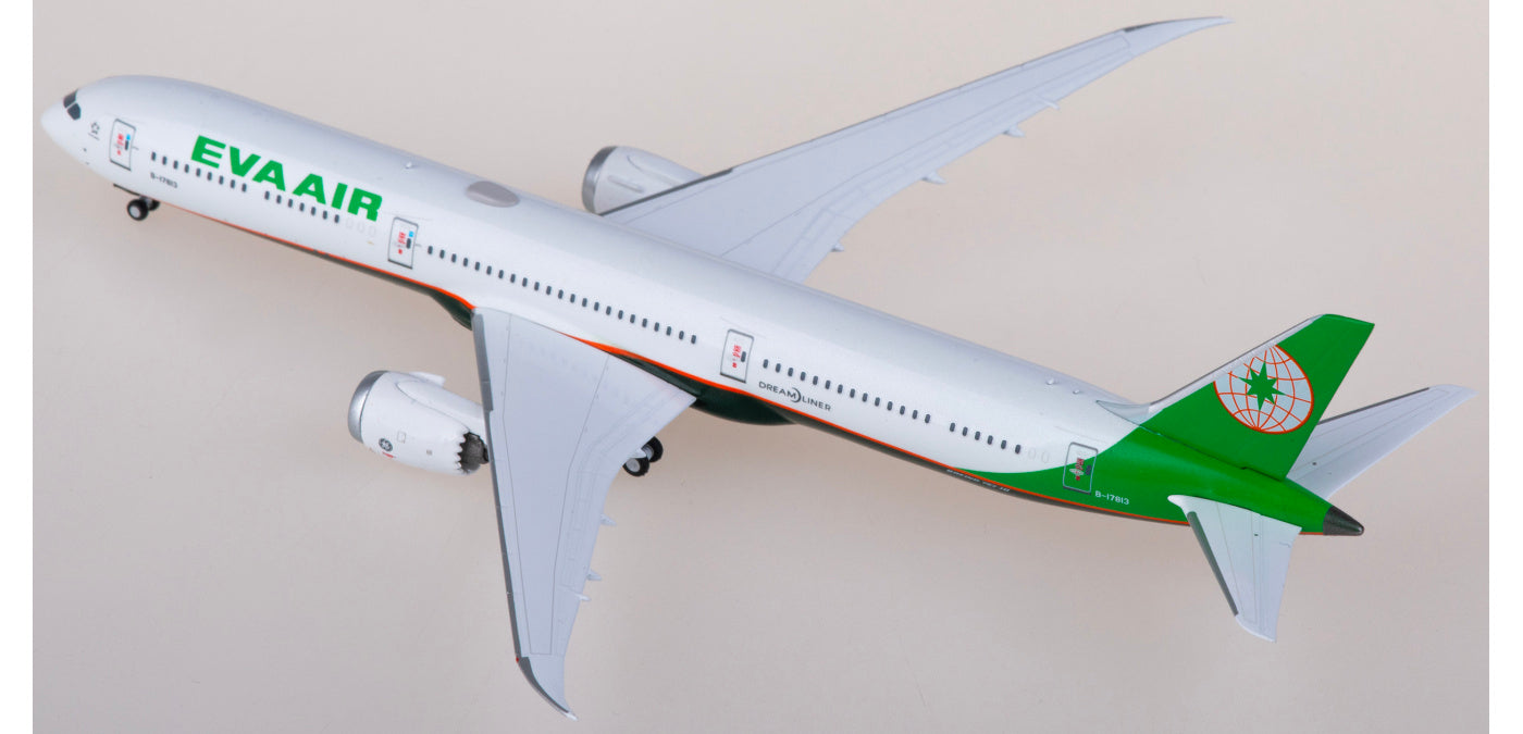 1:400 NG Models NG56021 EVA Air Boeing 787-10 Dreamliner B-17813 Aircraft Model+Free Tractor