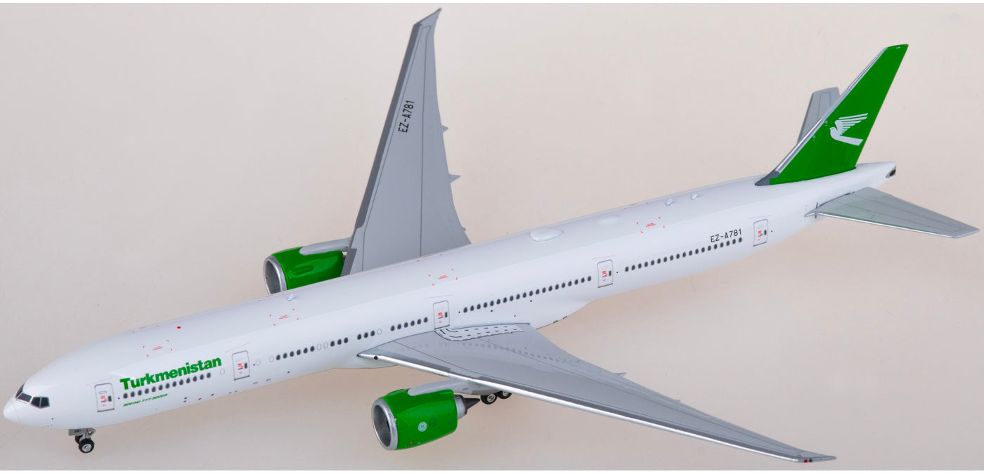 1:400 Phoenix PH11890 Turkmenistan Airlines Boeing 777-300ER EZ-A781 Aircraft Model+Free Tractor