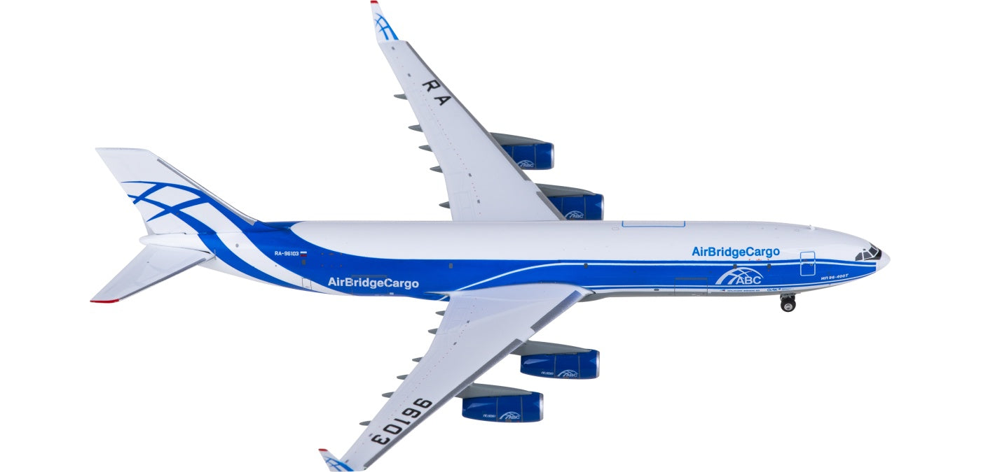 1:400 Phoenix PH11891 AirBridgeCargo Ilyushin Il-96-400 RA-96103 Aircraft Model+Free Tractor
