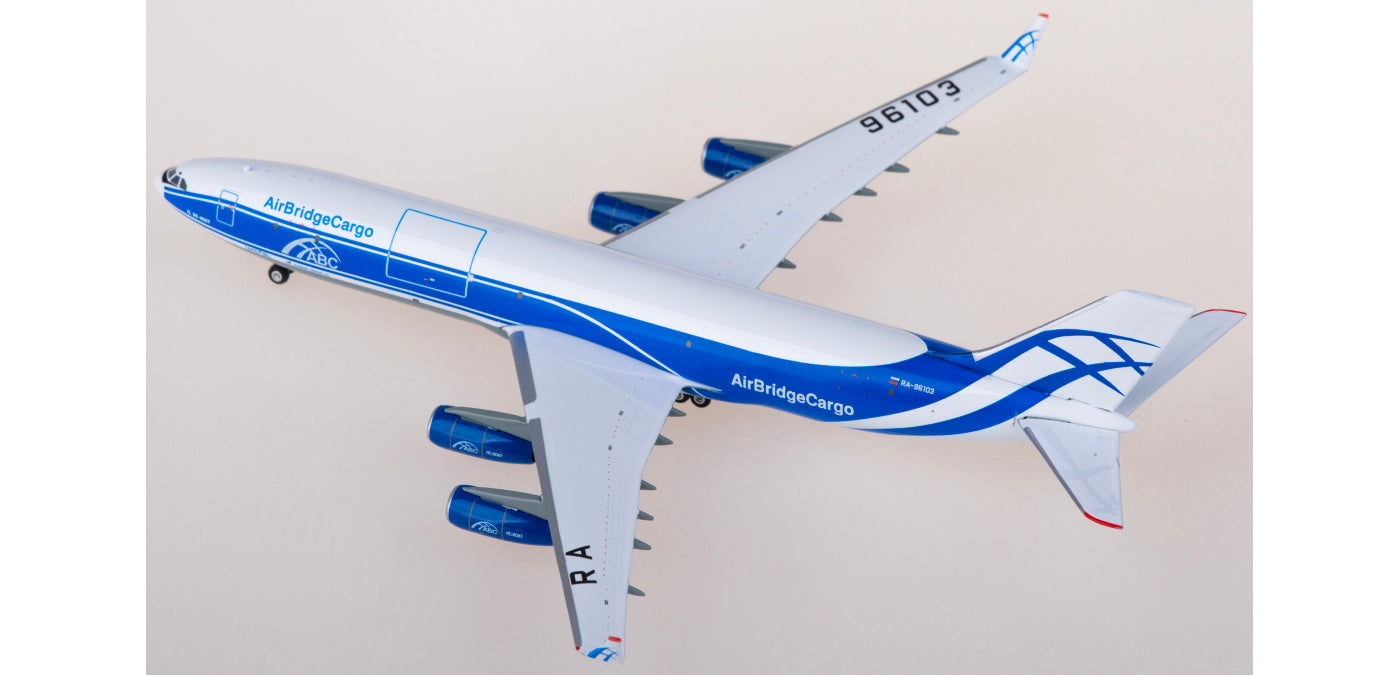 1:400 Phoenix PH11891 AirBridgeCargo Ilyushin Il-96-400 RA-96103 Aircraft Model+Free Tractor