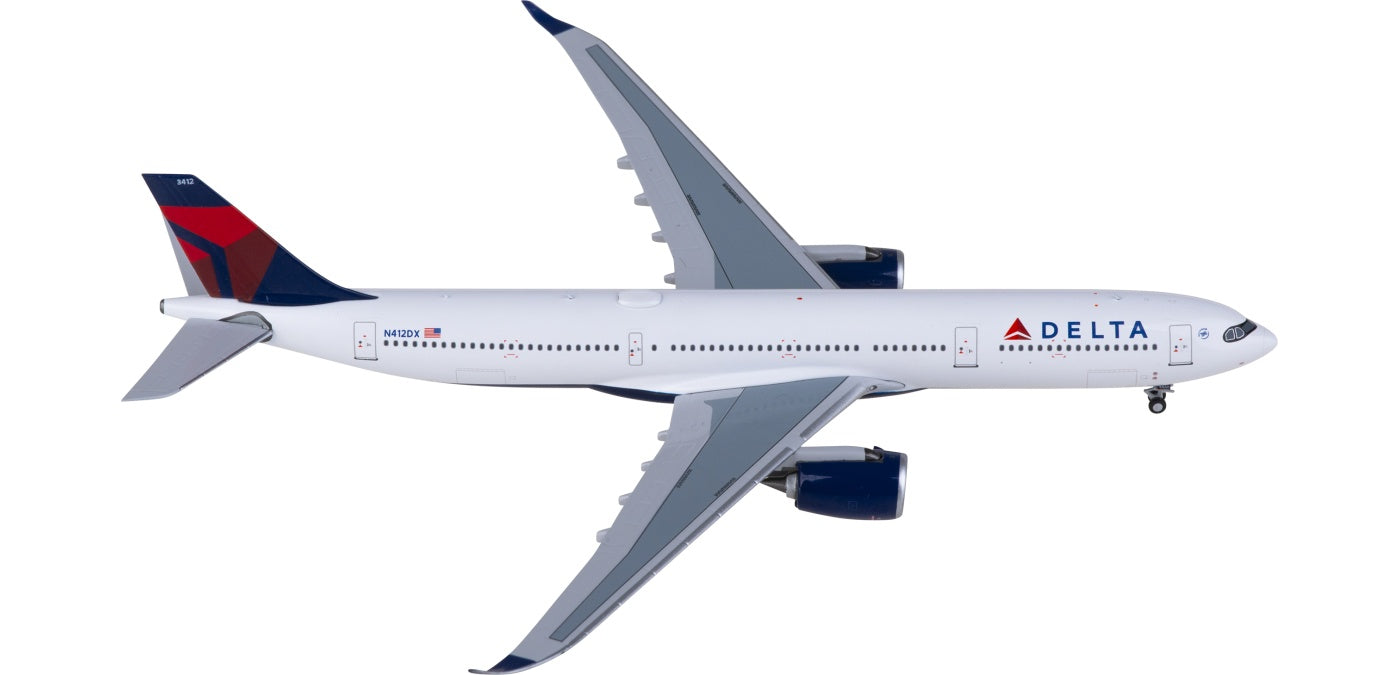 1:400 NG Models NG68002 Delta Air Lines Airbus A330-900neo N412DX Aircraft Model+Free Tractor