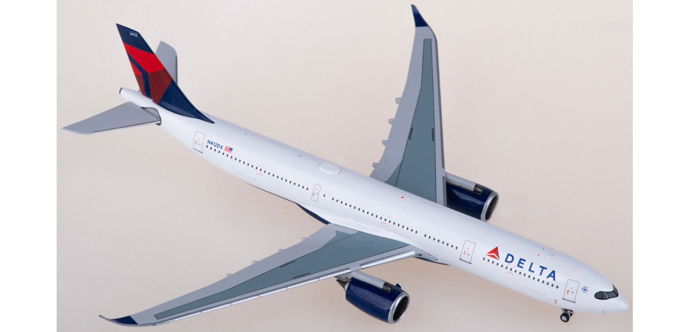 1:400 NG Models NG68002 Delta Air Lines Airbus A330-900neo N412DX Aircraft Model+Free Tractor