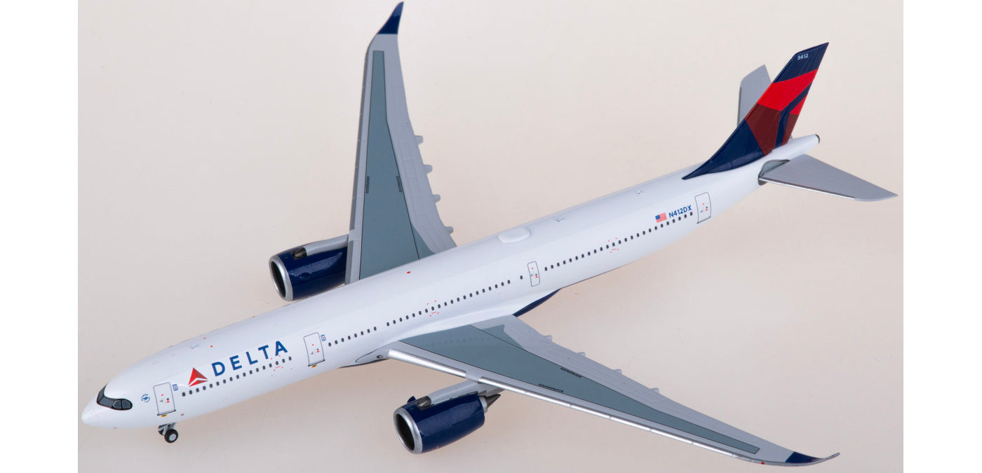 1:400 NG Models NG68002 Delta Air Lines Airbus A330-900neo N412DX Aircraft Model+Free Tractor