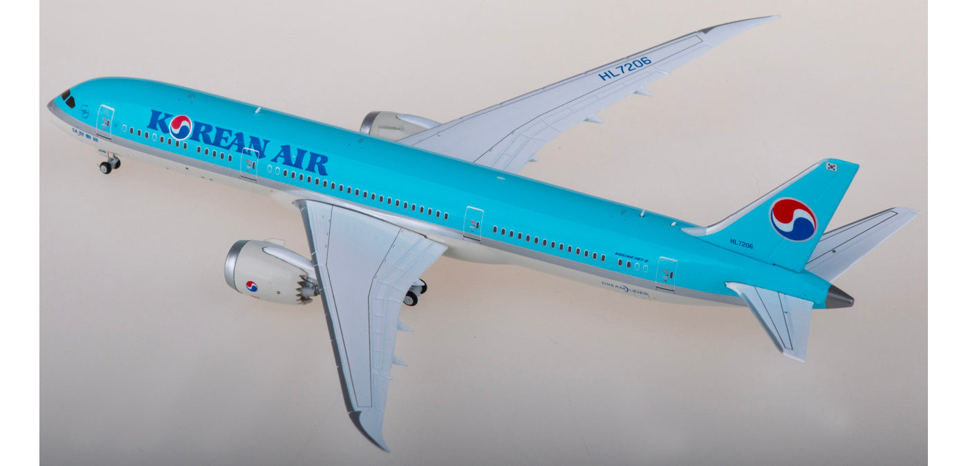 1:400 JC Wings EW4789005 Korean Air Boeing 787-9 Dreamliner HL7206 Aircraft Model+Free Tractor