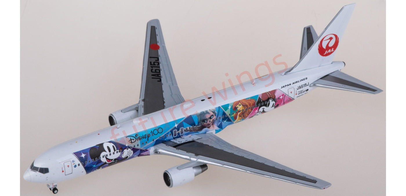 1:400 JC Wings SA4017 Japan Airlines Boeing 767-300ER JA615J Aircraft Model+Free Tractor