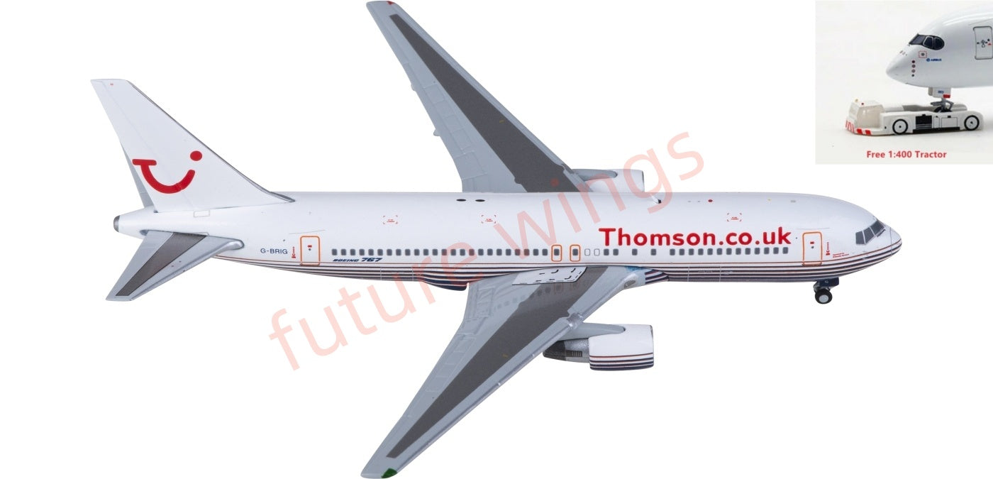 1:400 JC Wings XX4276 Britannia Airways Boeing 767-200ER G-BRIG Aircraft Model+Free Tractor