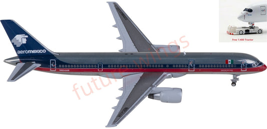1:400 JC Wings XX40020 Aeroméxico Boeing 757-200 N804AM Aircraft Model+Free Tractor