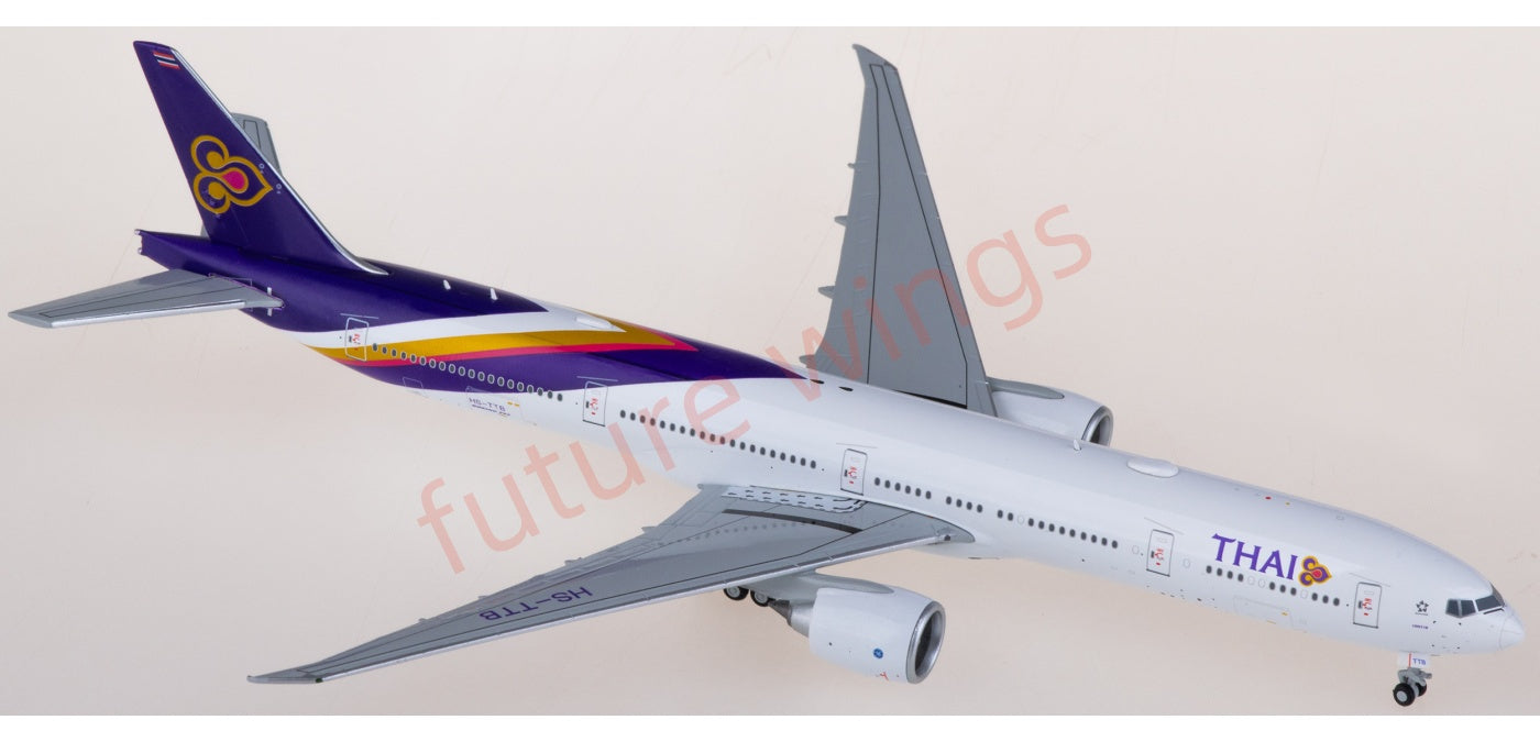 1:400 JC Wings XX4900 Thai Airways Boeing 777-300ER HS-TTB Aircraft Model+Free Tractor