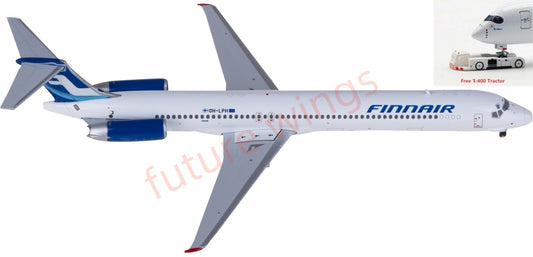 1:400 JC Wings XX40103 Finnair McDonnell Douglas MD-83 OH-LPH Aircraft Model+Free Tractor