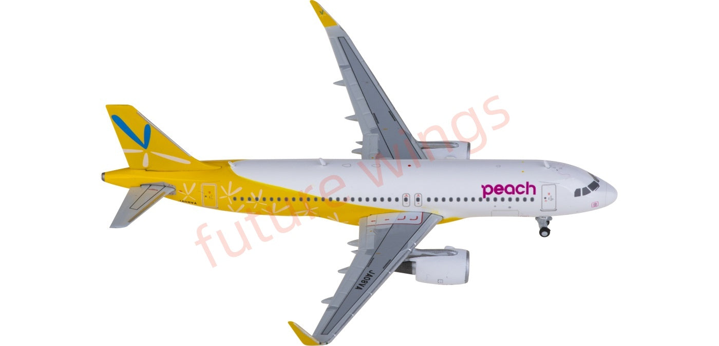 1:400 JC Wings EW4320014 Peach Aviation Airbus A320 JA08VA Aircraft Model+Free Tractor