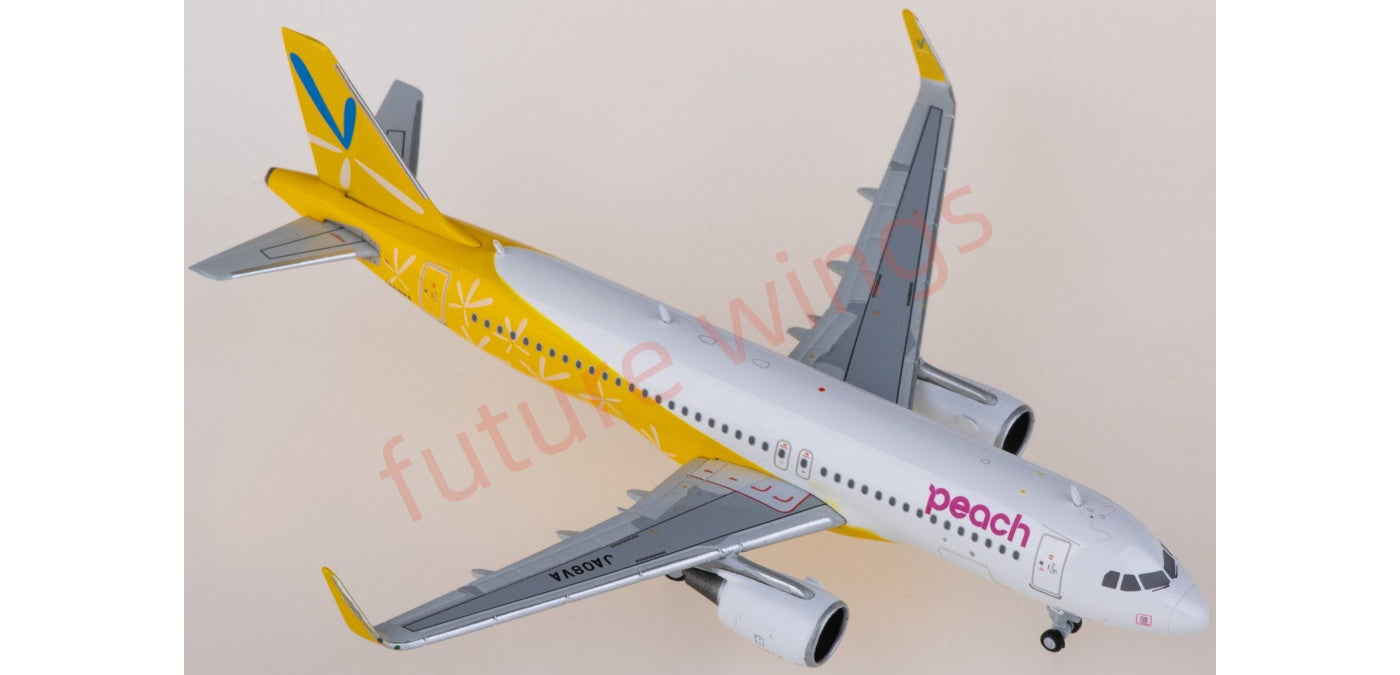 1:400 JC Wings EW4320014 Peach Aviation Airbus A320 JA08VA Aircraft Model+Free Tractor