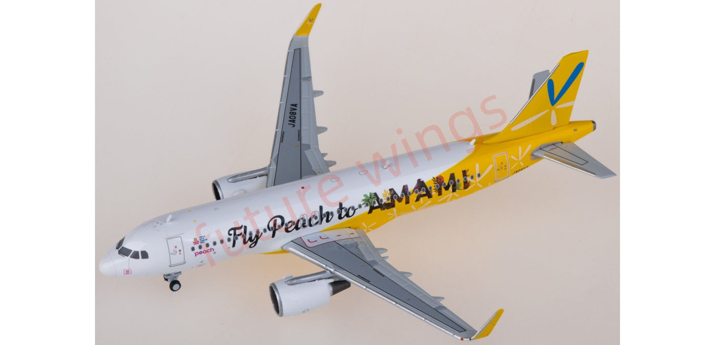 1:400 JC Wings EW4320014 Peach Aviation Airbus A320 JA08VA Aircraft Model+Free Tractor