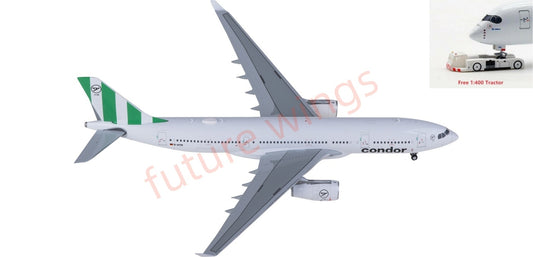 1:400 JC Wings XX40118 Condor Airbus A330-200 D-AIYD Aircraft Model+Free Tractor