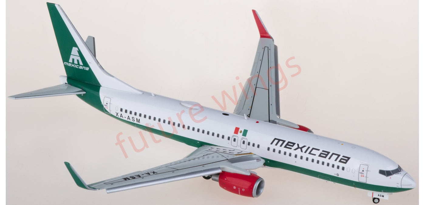 1:200 Geminijets G2MXA1303F Mexicana Boeing 737-800 XA-ASM "Flaps Down"Diecast Aircraft Model