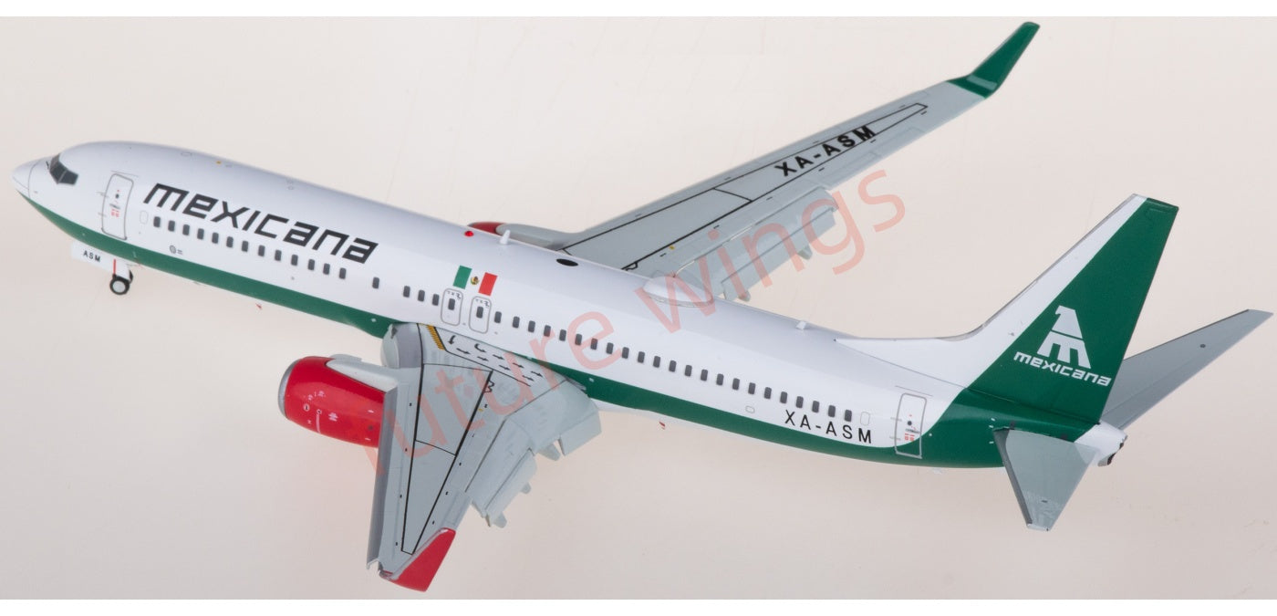 1:200 Geminijets G2MXA1303F Mexicana Boeing 737-800 XA-ASM "Flaps Down"Diecast Aircraft Model