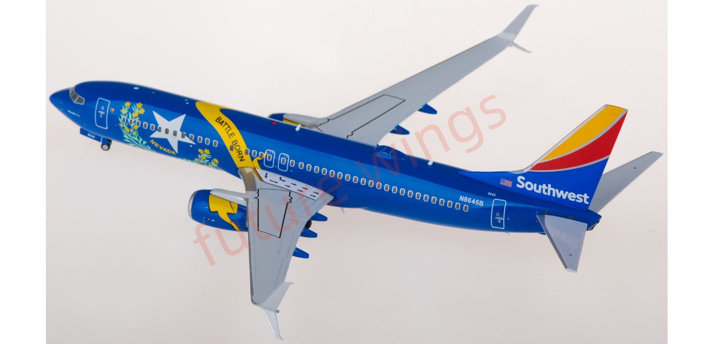 1:200 Geminijets G2SWA1267 Southwest Airlines Boeing 737-800 N8646B Nevada One Diecast Aircraft Model