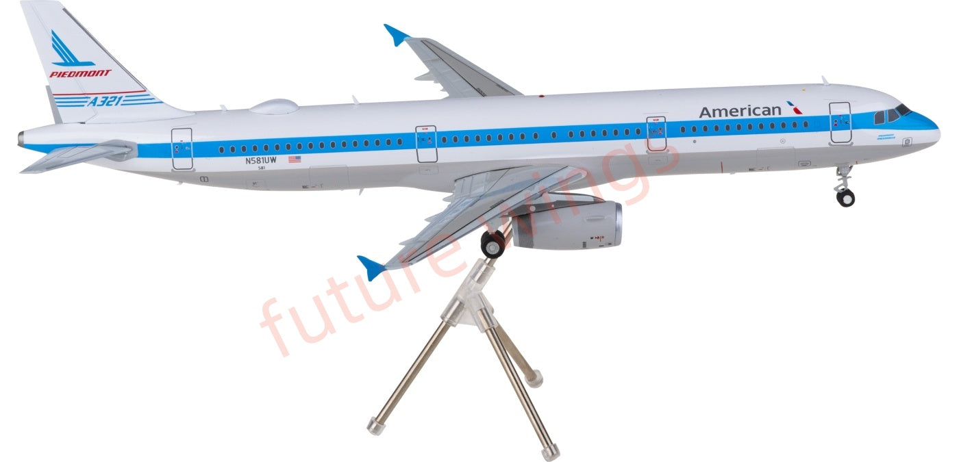 1:200 Geminijets G2AAL1293 Alaska Airlines Airbus A321 N581UW Diecast Aircraft Model