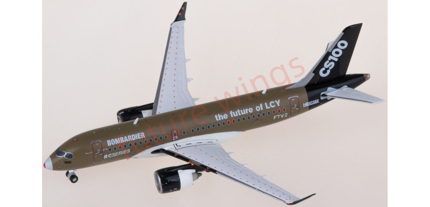 1:400 JC Wings LH4082 Bombardier CS100 C-GWYD Aircraft Model+Free Tractor