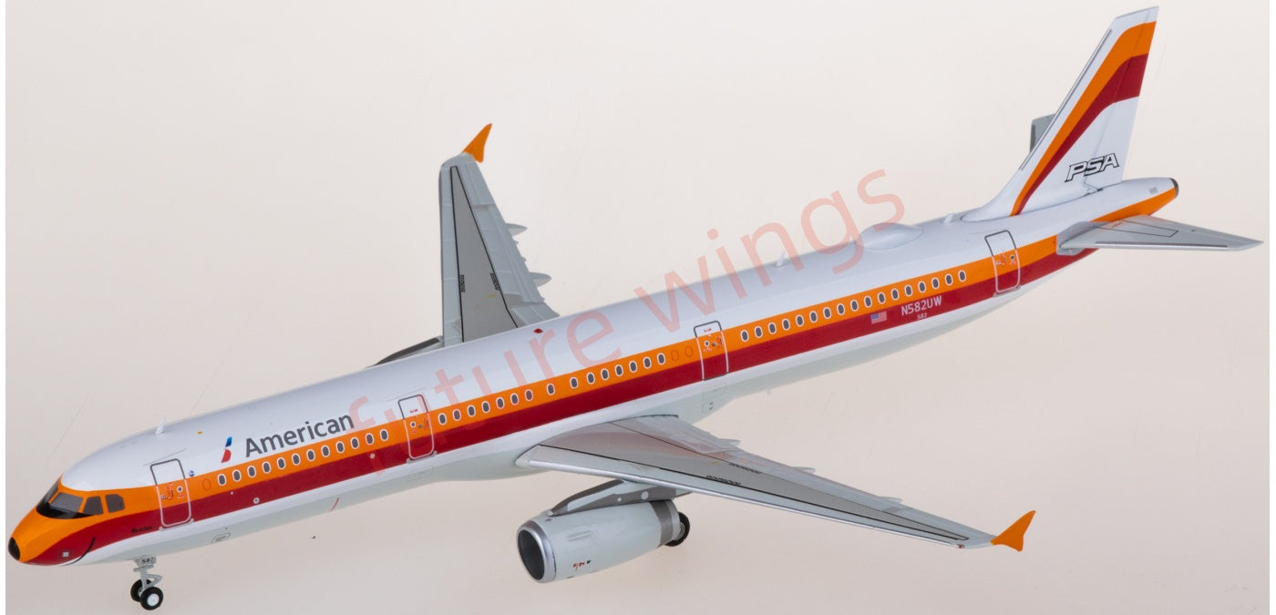 1:200 Geminijets G2AAL1292 American Airlines Airbus A321 N582UW Diecast Aircraft Model