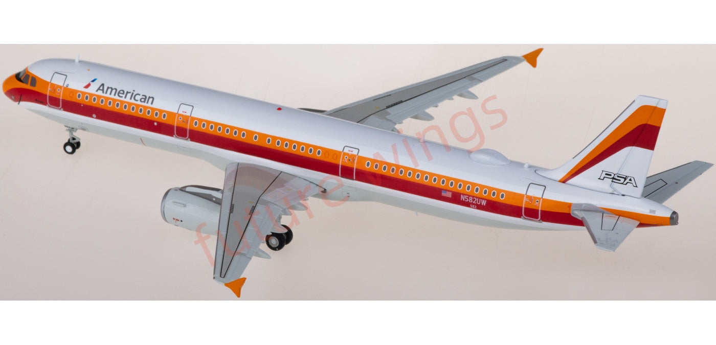 1:200 Geminijets G2AAL1292 American Airlines Airbus A321 N582UW Diecast Aircraft Model