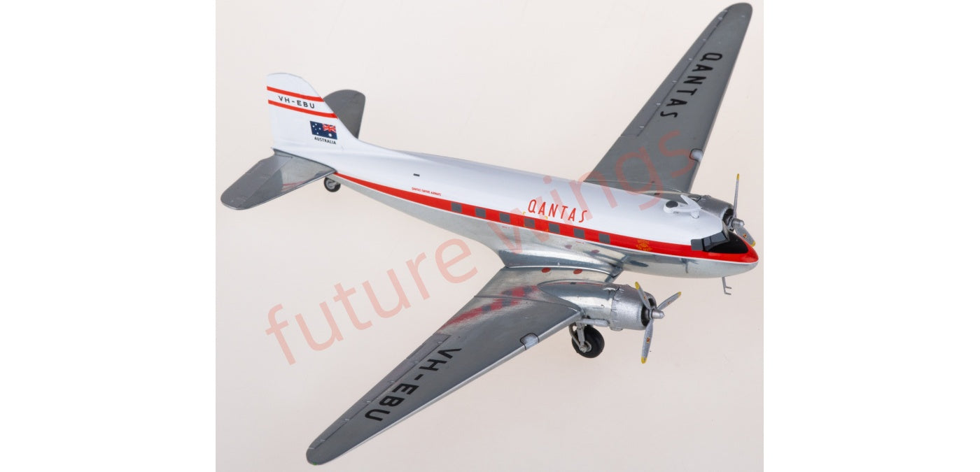 1:200 Geminijets G2QFA553 Qantas Airways Douglas DC-3 VH-EBU Diecast Aircraft Model