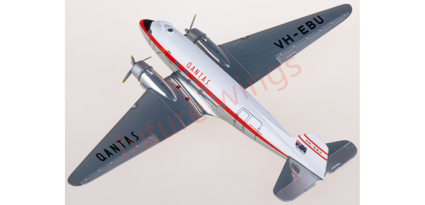 1:200 Geminijets G2QFA553 Qantas Airways Douglas DC-3 VH-EBU Diecast Aircraft Model