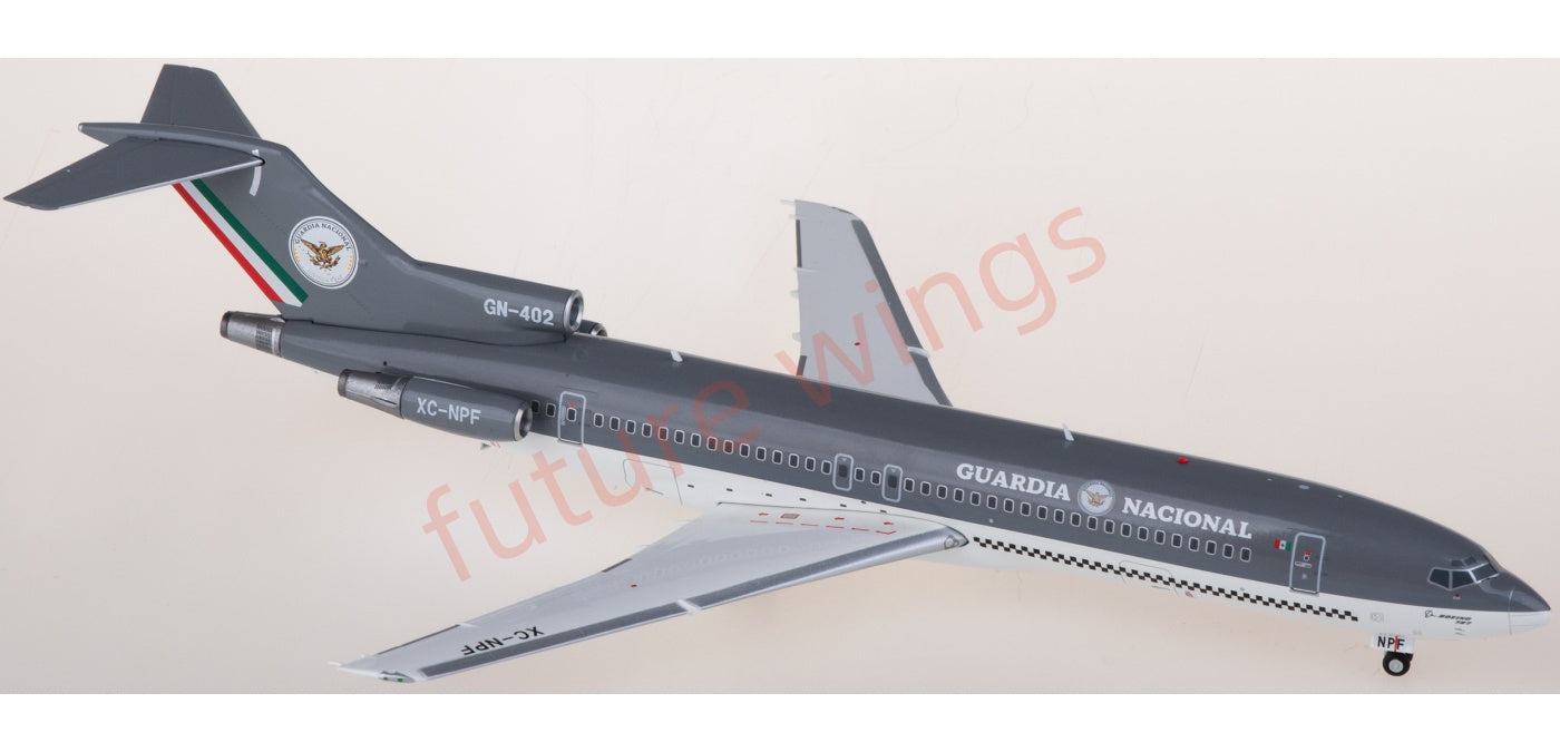 1:200 Geminijets G2PFM1314 Mexican Federal Police Boeing 727-200 XC-NPF GN-402 Diecast Aircraft Model
