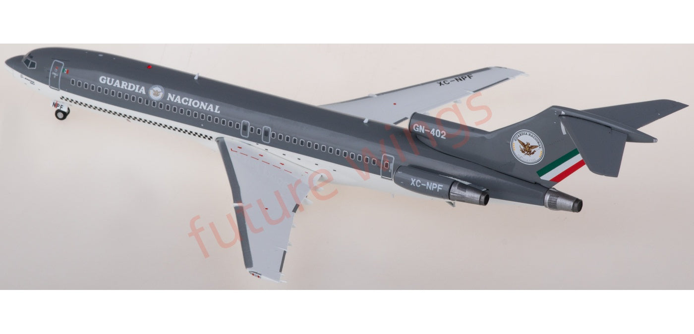 1:200 Geminijets G2PFM1314 Mexican Federal Police Boeing 727-200 XC-NPF GN-402 Diecast Aircraft Model