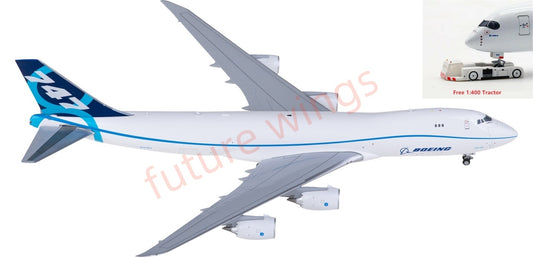 1:400 JC Wings LH4349 Boeing 747-8F N747EX Aircraft Model+Free Tractor