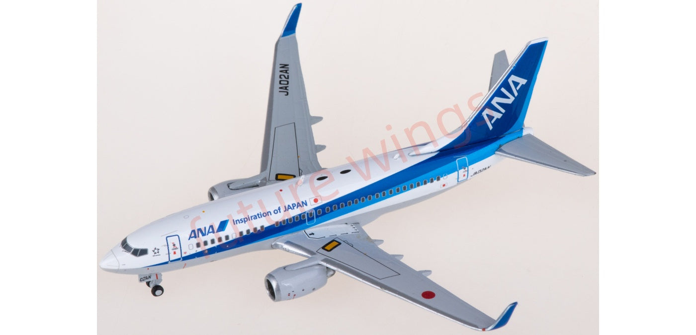 1:400 JC Wings SA4012 ANA Boeing 737-700 JA02AN Aircraft Model+Free Tag+Tractor