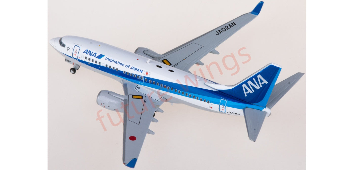1:400 JC Wings SA4012 ANA Boeing 737-700 JA02AN Aircraft Model+Free Tag+Tractor